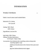 Fireladyfur Shearling Lined Down Parka with Fur Collar Hood ‘Coastal Highway II’