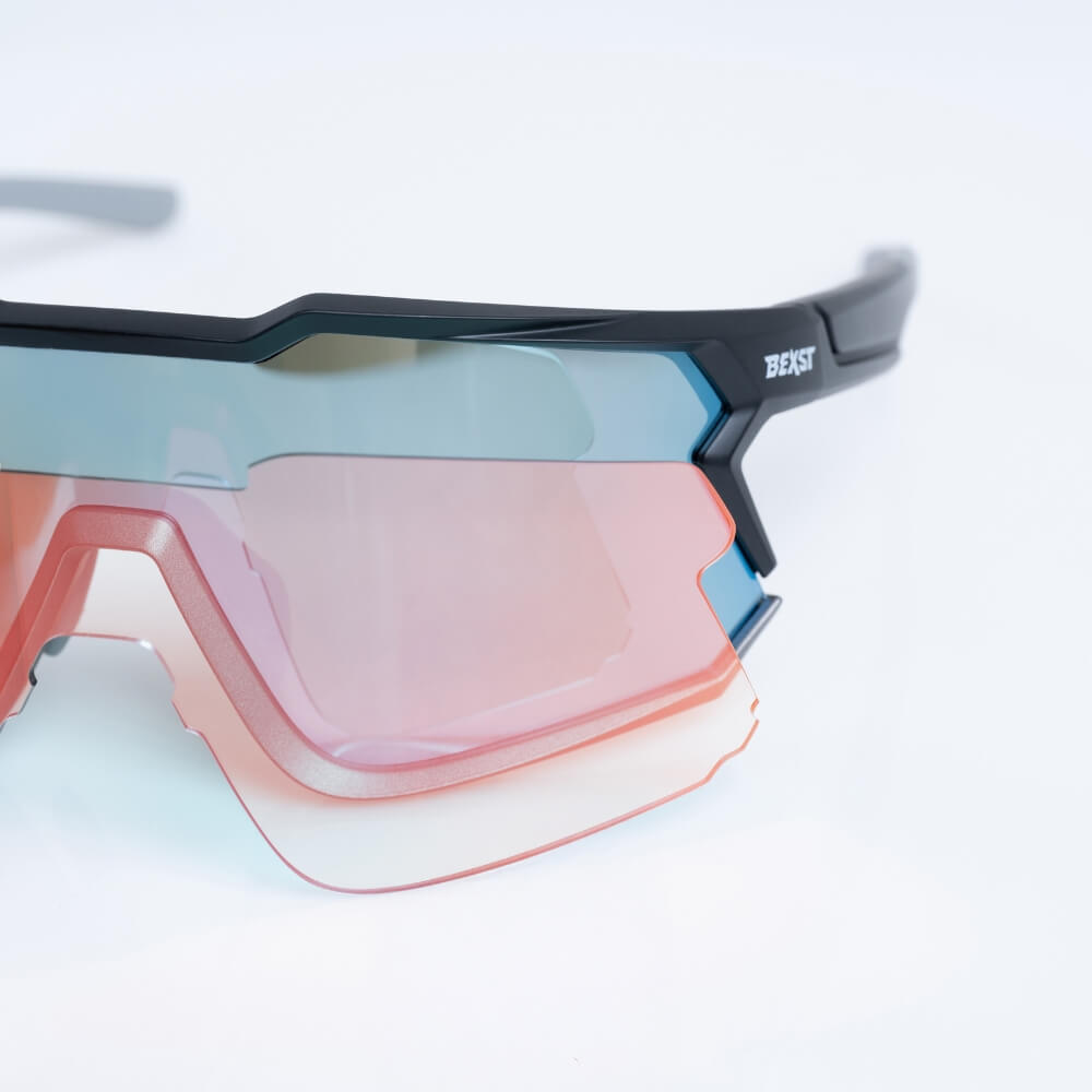 Twin Lens Nixie Wraparound Sunglasses BEXST