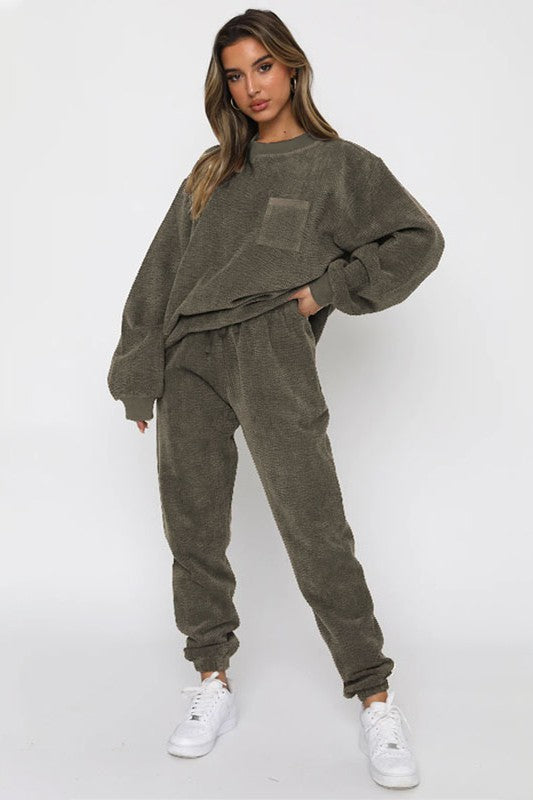 Two-Piece Corduroy Western Set