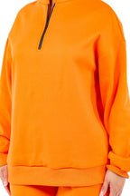 Women’s Sweatshirt and Short Set | Orange