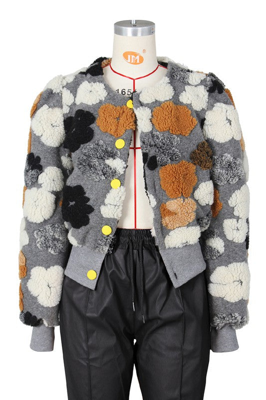 Women Outerwear Front Button Jacket