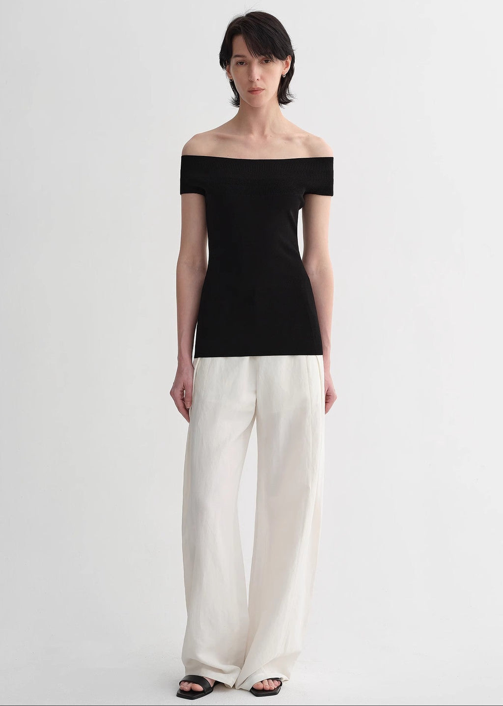 Mulberry Silk Blended One-Shoulder Strapless Summer Top