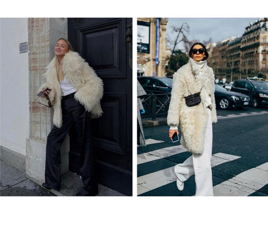 Fireladyfur Tuscan Sheepskin Coat ‘Morning Mist Fairy’
