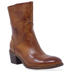Madison Maison Brown Leather Mid Calf Boot