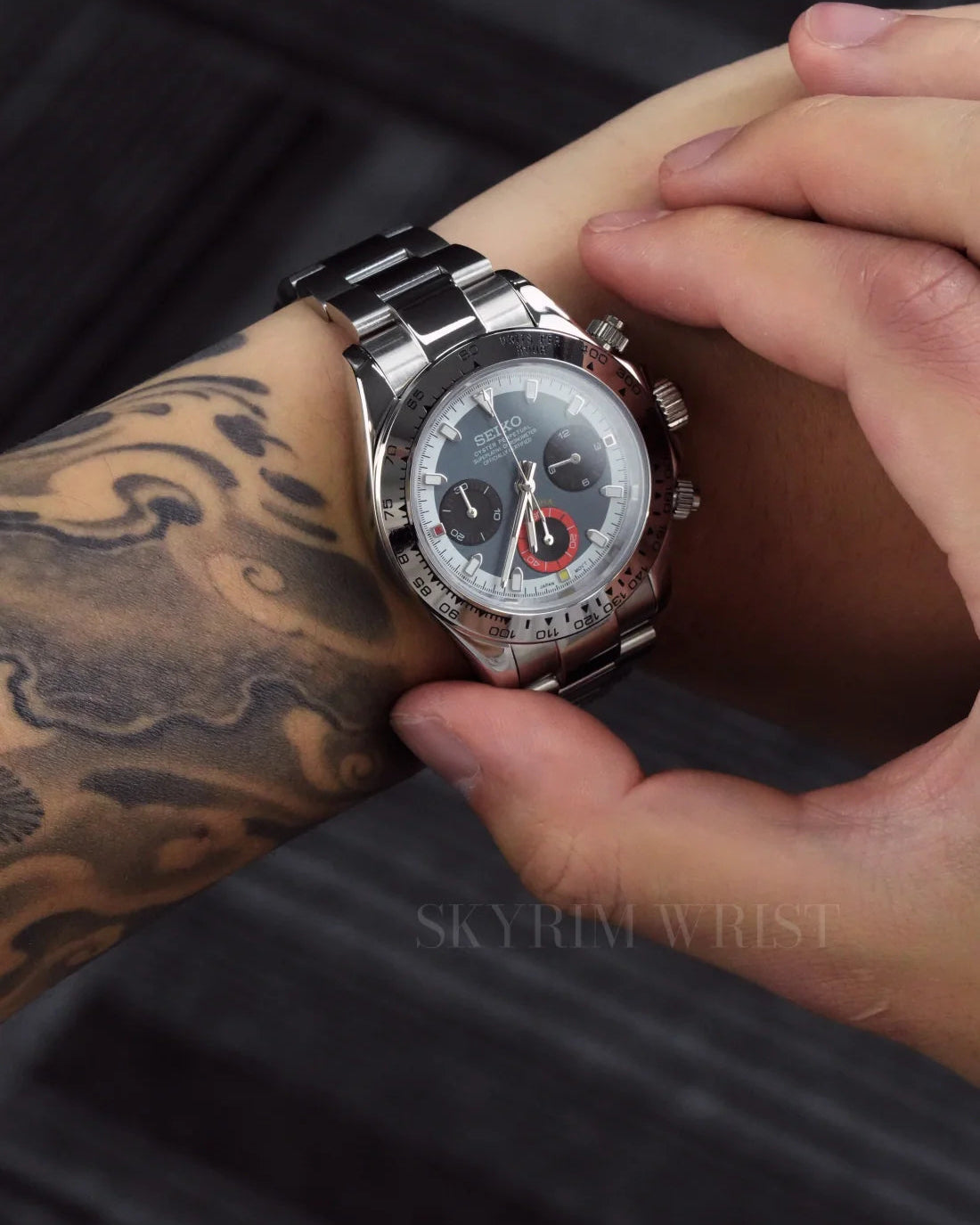 Seiko Mod Daytona Glacier Flame