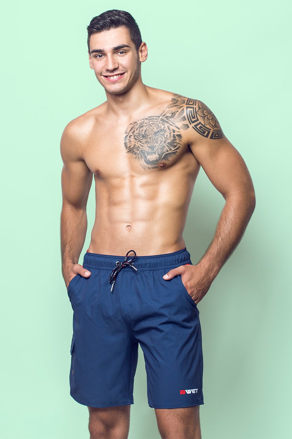 BWET Swimwear FreeStyle Beach Shorts