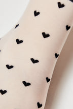 Conte Fantasy Socks Hearts Pattern