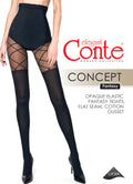 Conte Concept Fantasy Tights | Knee-Highs with Diamonds