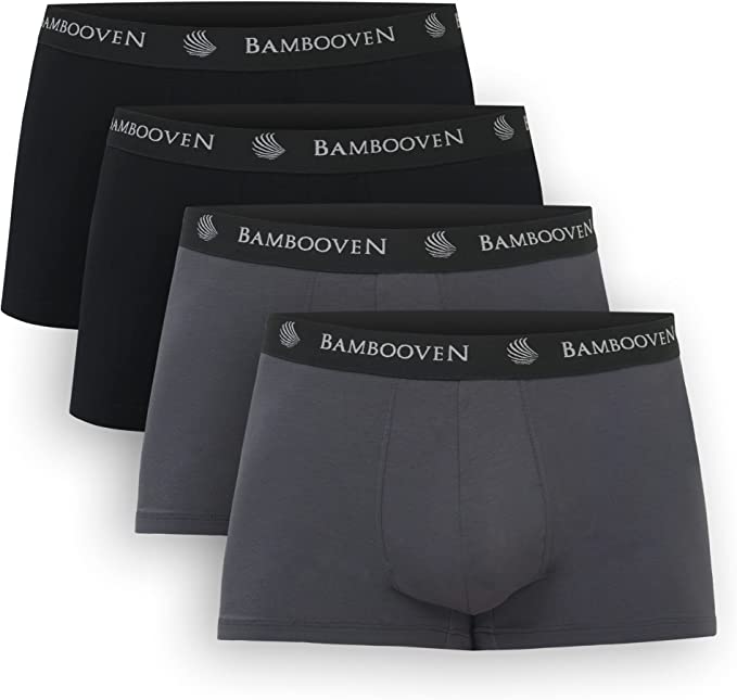 Men’s Bamboo Trunks with Pouch | 4-Pack