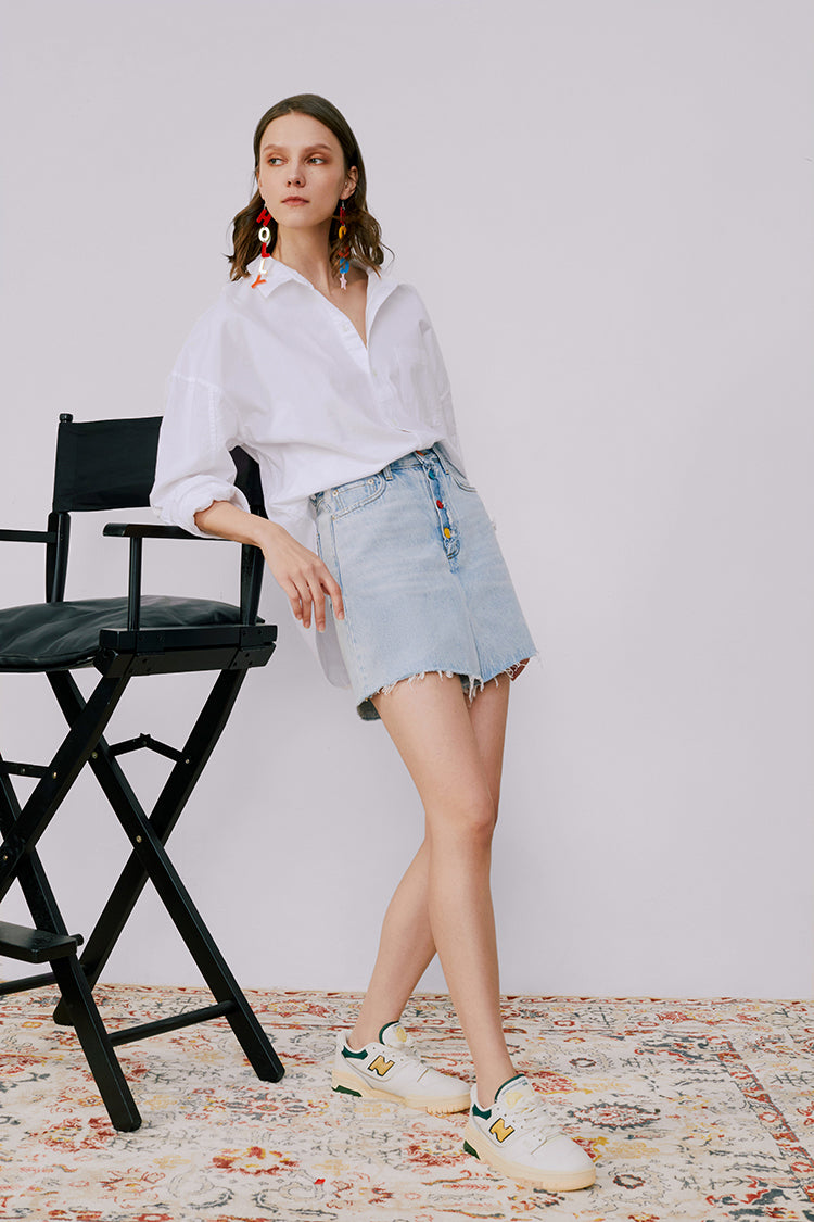 Rainbow Pleat Skort | HJ119