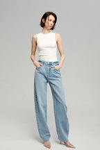Moon Curve Jeans | HJ031