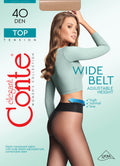 Conte Top Tights with Low Waist Adjustable Belt 40 Den