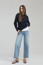 The Cityer Crop Wide Jeans | HJ009