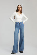 Angeles High Rise Baggy Jeans | HJ103
