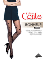 Fantasy Tights Conte Bonheur | Hearts Pattern