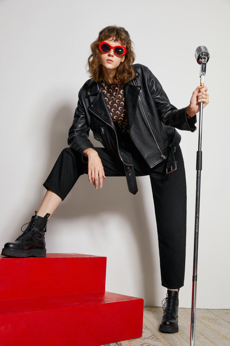 Queens Of Noise High Rise Barrel Jeans | HJ026