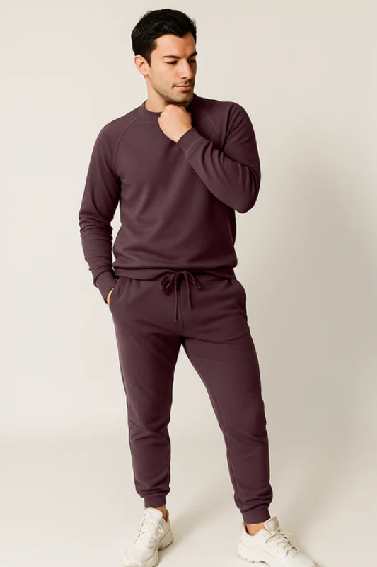 Men's The Ease Pullover | Chestnut