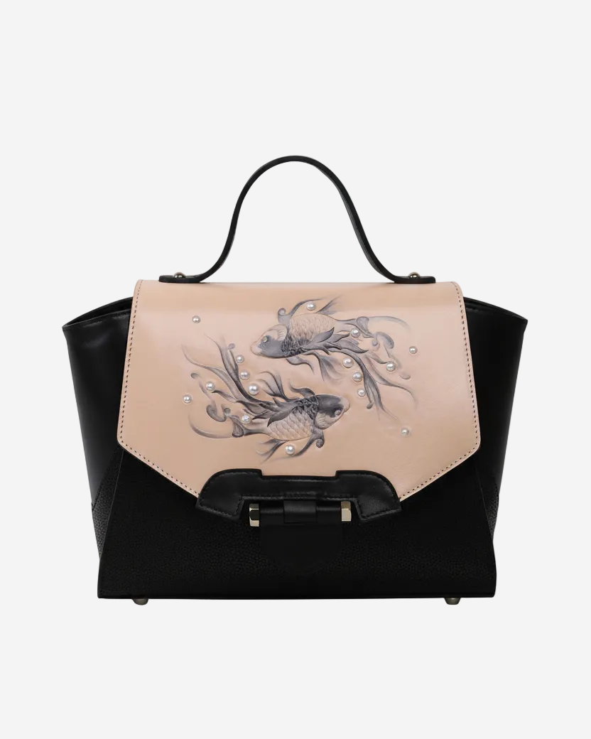 Koi Small Black Satchel