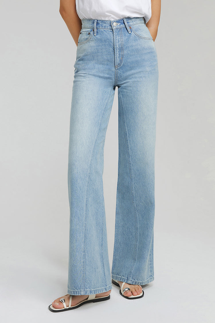 Angeles High Rise Baggy Jeans | HJ103