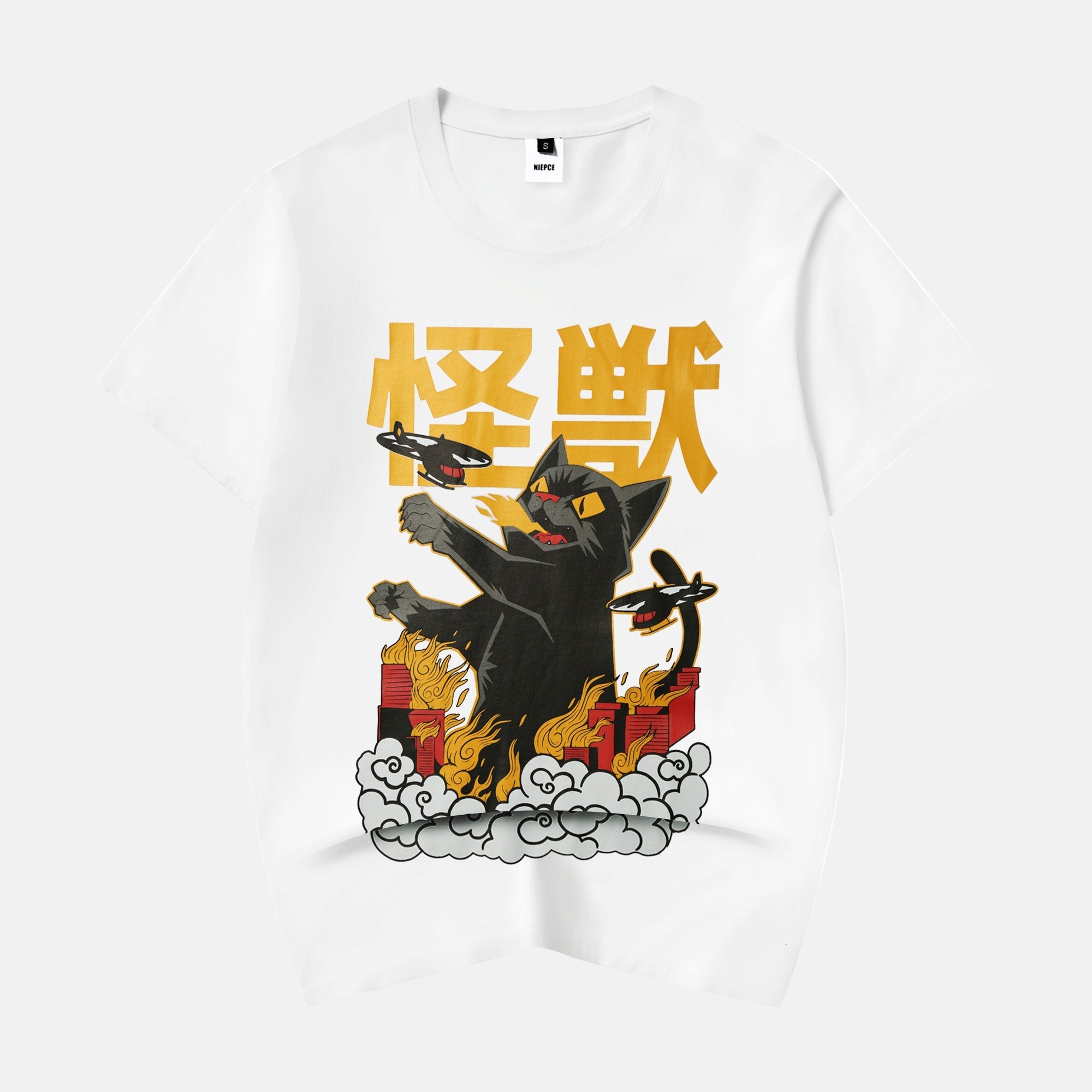 Catzilla Destruction Tee | YeT009