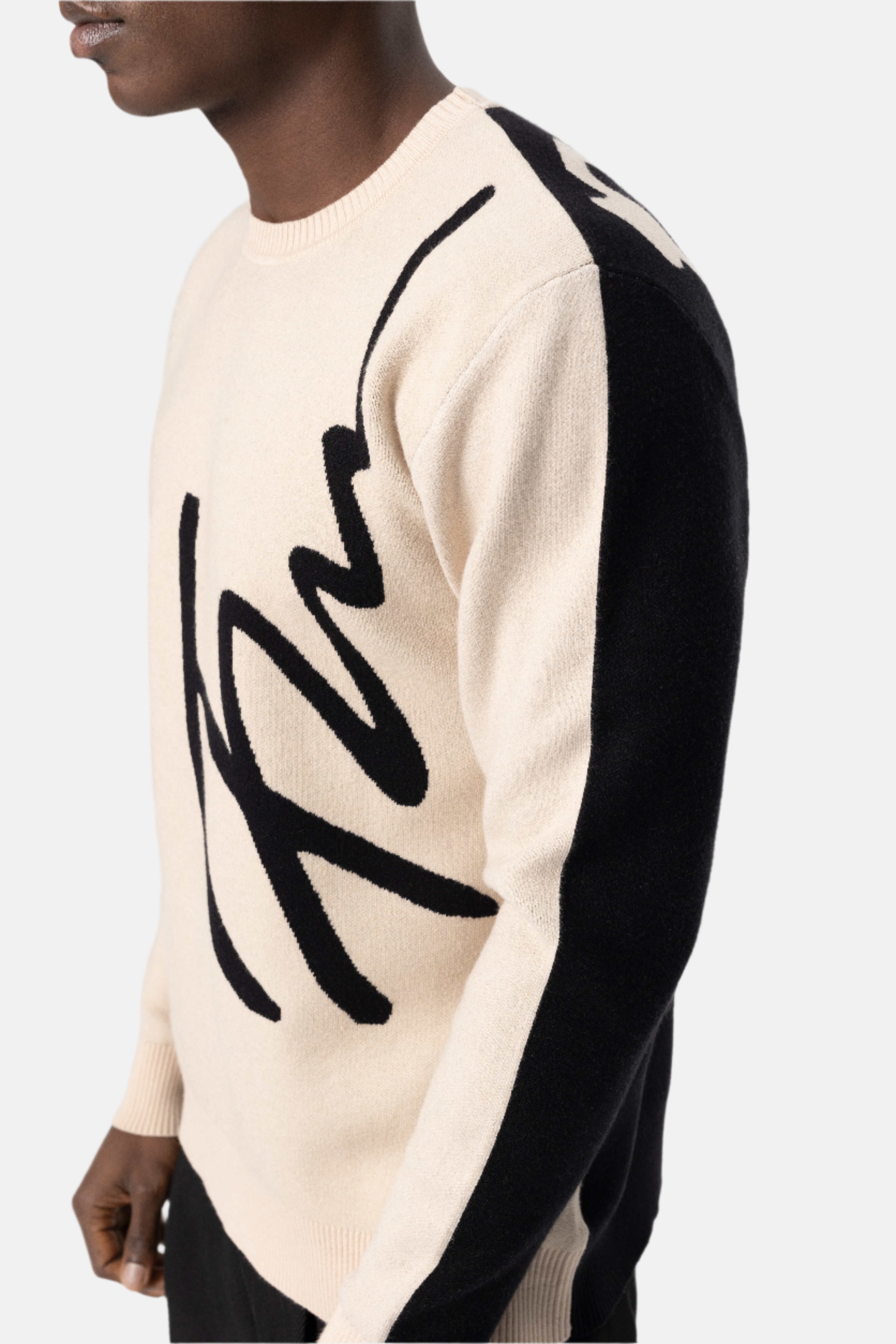 Jacquard Fine Knit Sweater