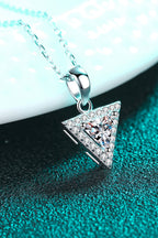 Triangle Moissanite Pendant Necklace