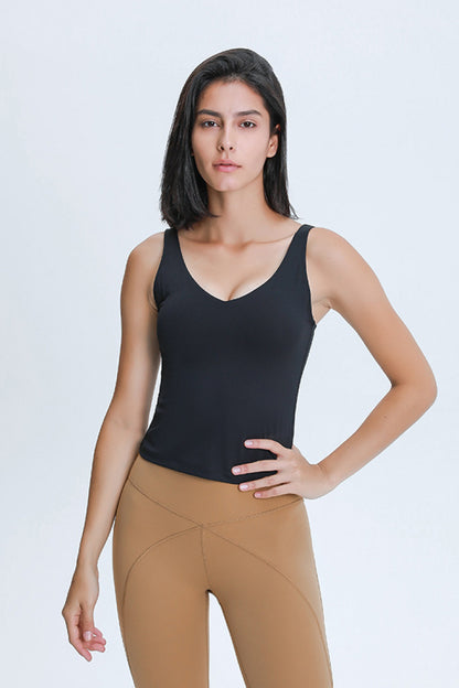 V-Neck Active Tank