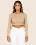 Sable Tie Crop Top
