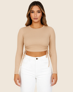 Sable Tie Crop Top