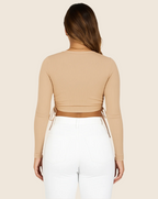 Sable Tie Crop Top