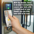 Secure Badge Holder Duolite ® Vertical 2 ID Card Holder Retractable Reel and Lanyard Bundle