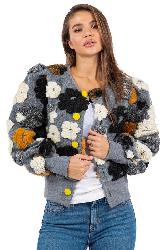 Women Outerwear Front Button Jacket