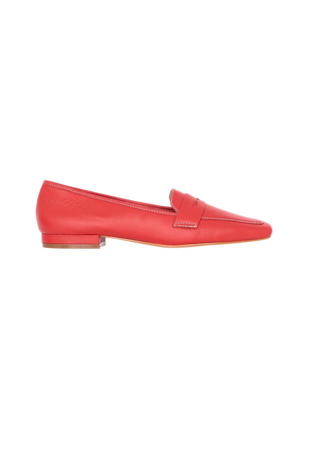 Mangará Leather Flats Cipó | Square-Toe Loafers