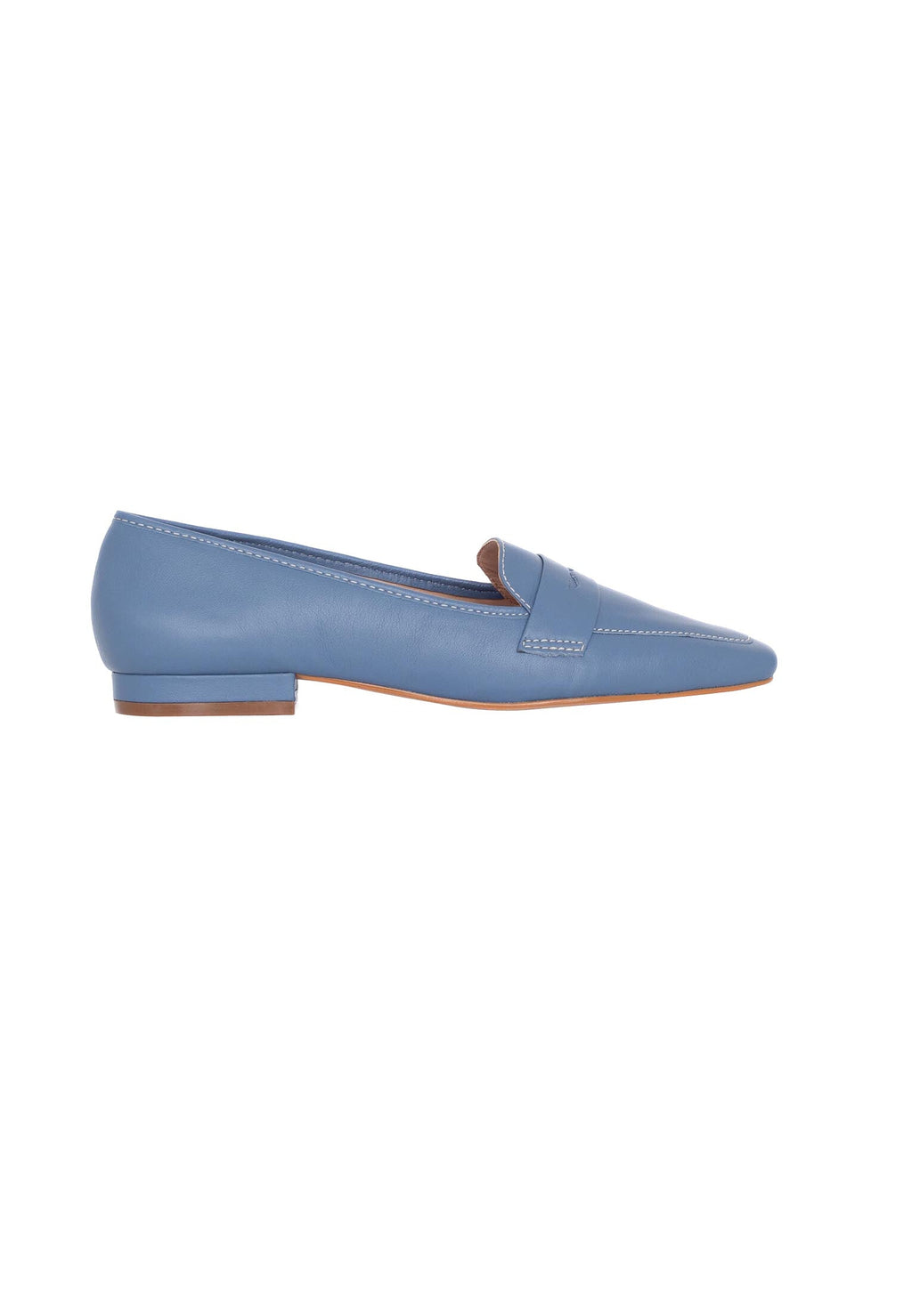 Mangará Leather Flats Cipó | Square-Toe Loafers