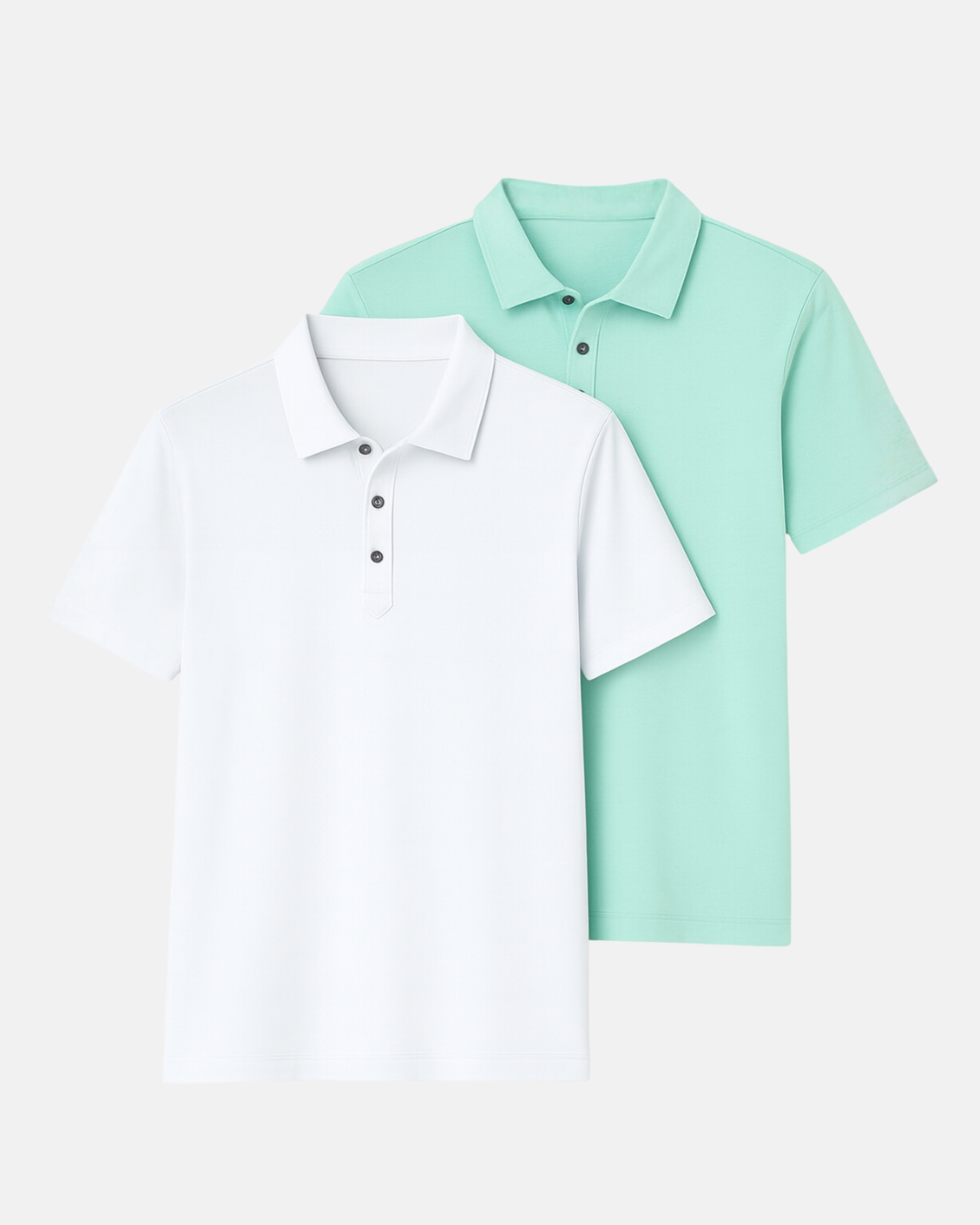 Buki Cinqo Polo 2-Pack | White/Julep