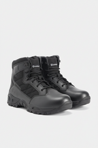 Scout Hot Weather 6" Boot with Side Zip & Polishable Toe | Black