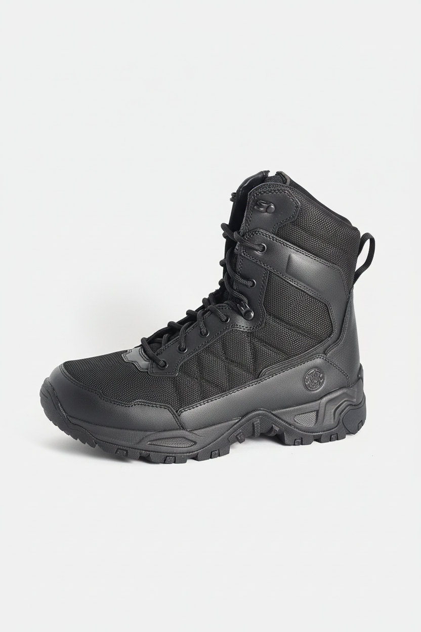 Scout Hot Weather 8" Boot with Side Zip | Black