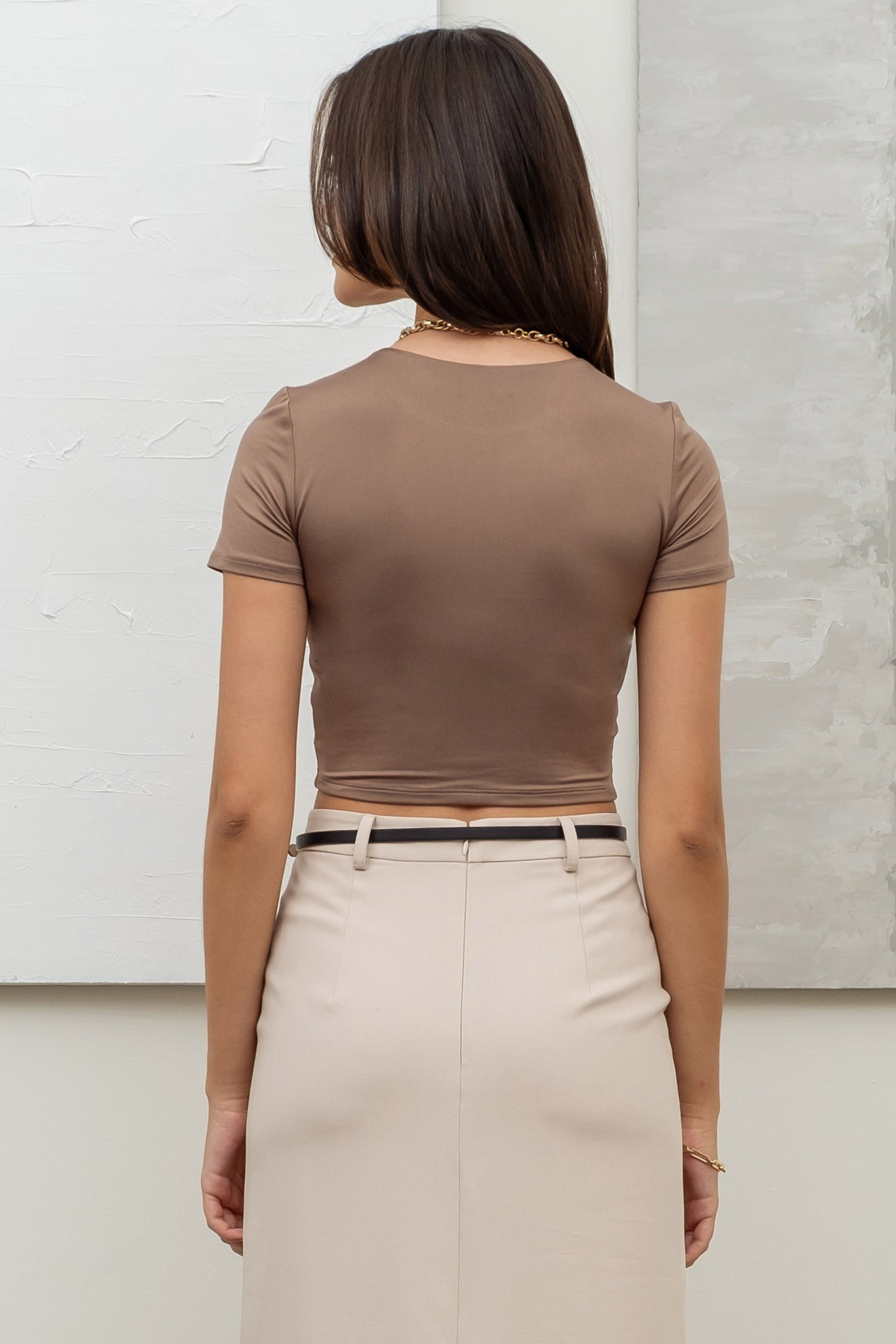 The Workshop Studio X-Luxe Fit Cropped Tee