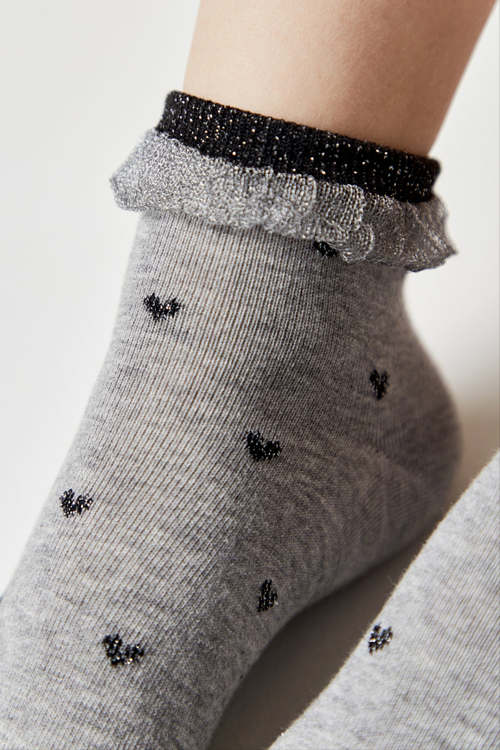 Conte Cotton Socks Classic | 243 Airy Sole and Lurex