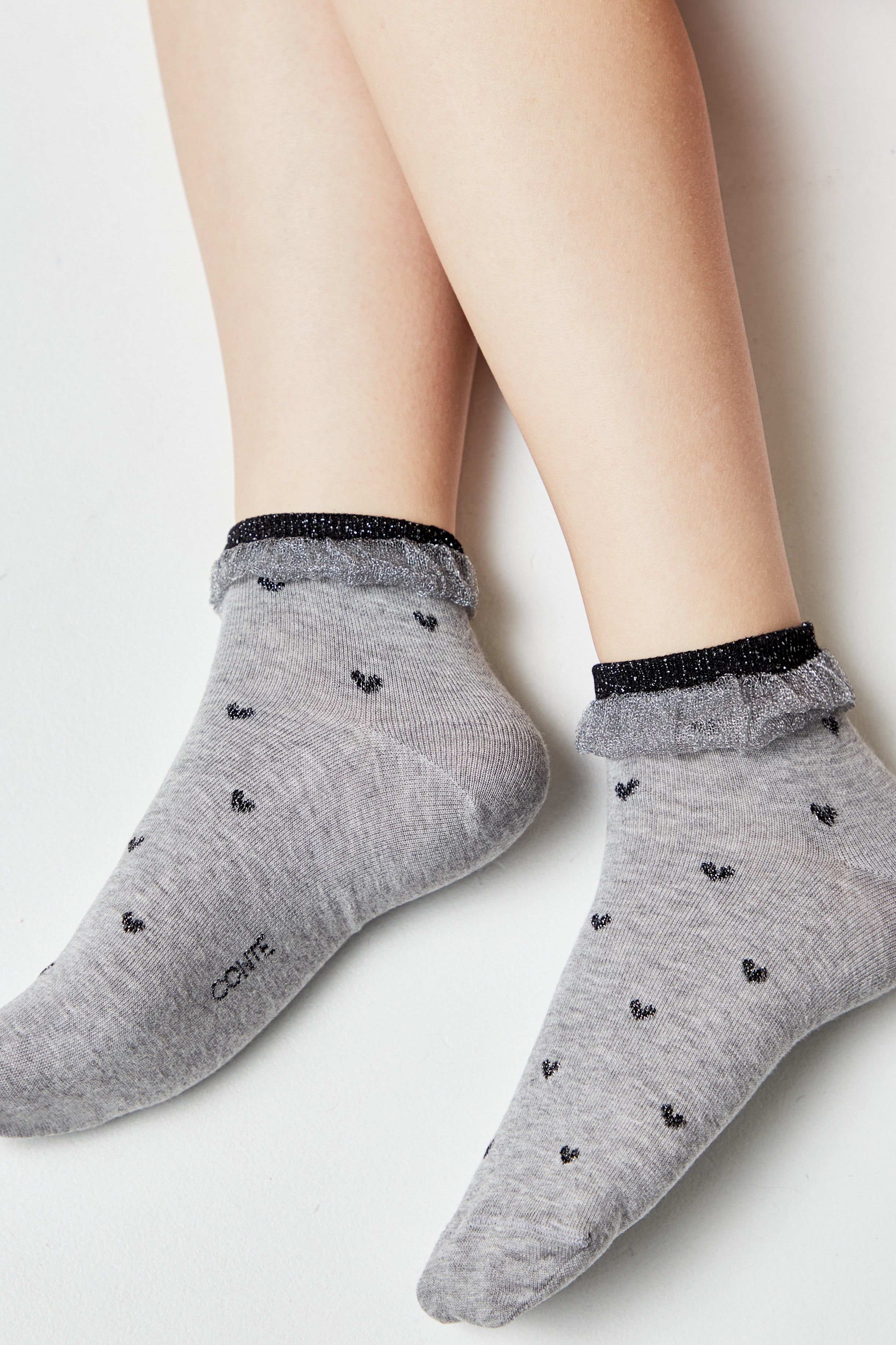 Conte Cotton Socks Classic | 243 Airy Sole and Lurex