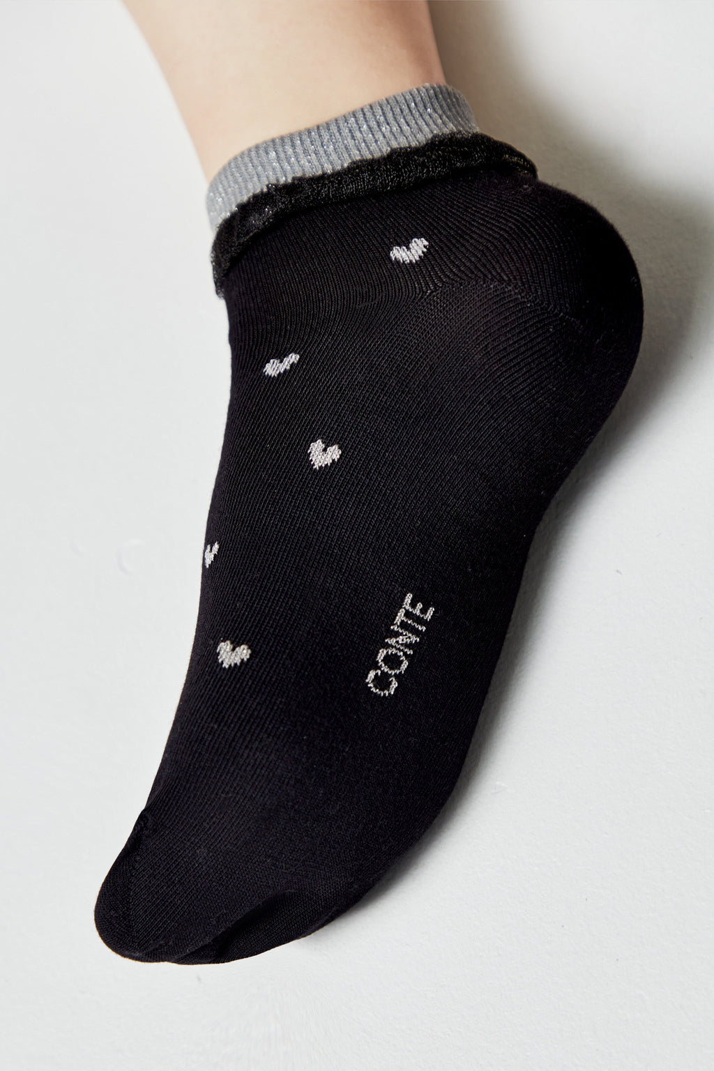 Conte Cotton Socks Classic | 243 Airy Sole and Lurex