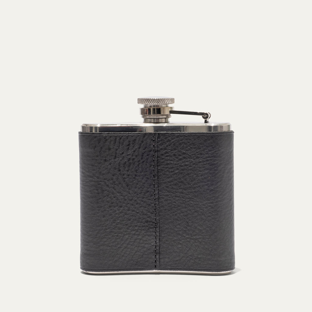 Leather & Stainless Steel Flask