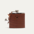 Leather & Stainless Steel Flask
