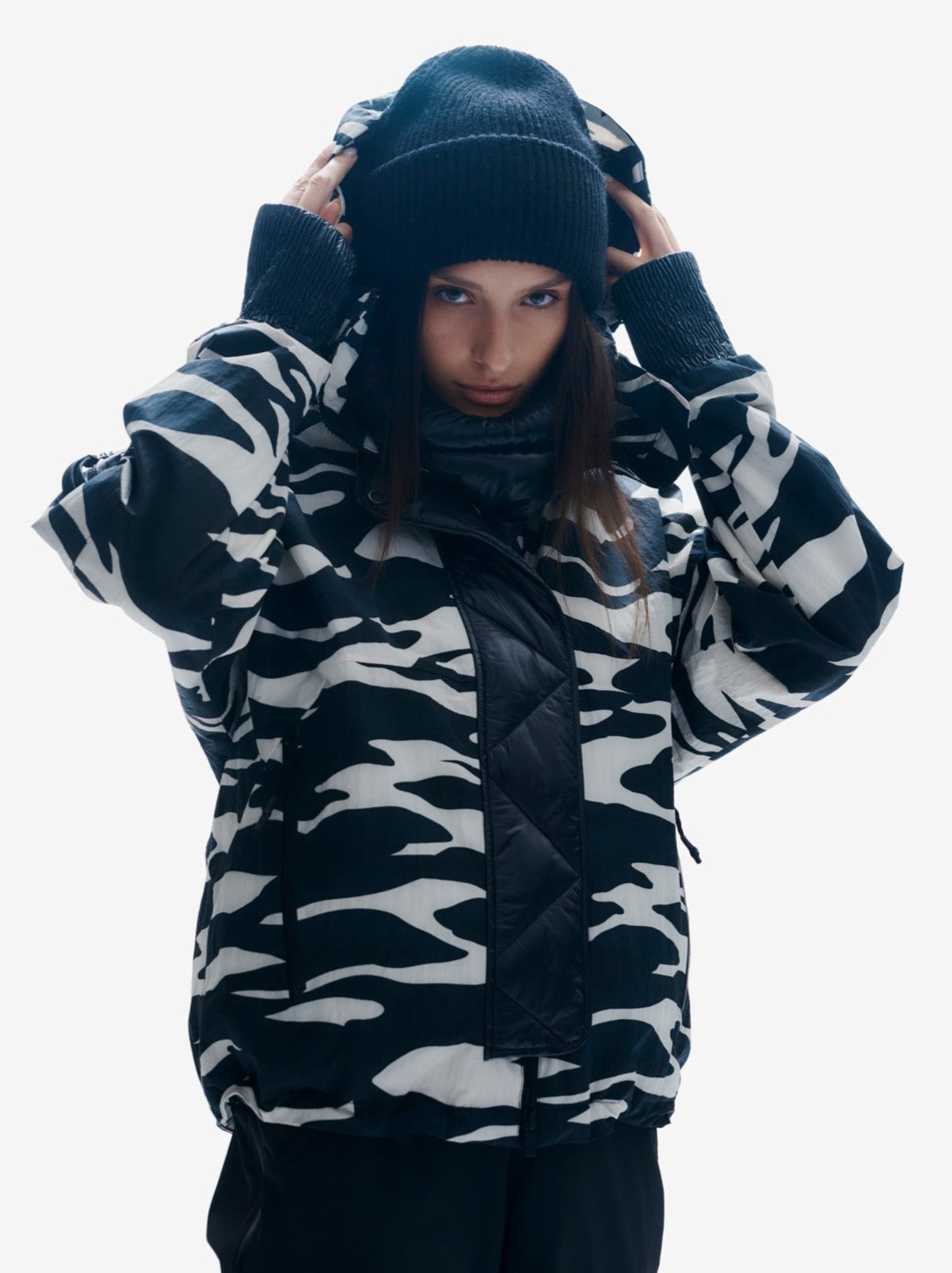Sloane Insulated Jacket | Zebra