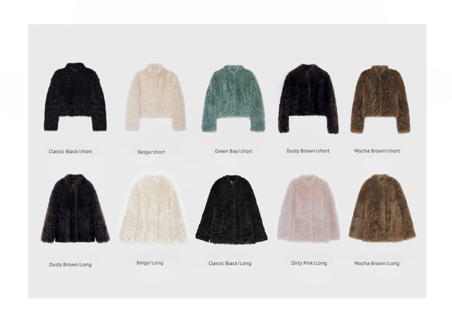 Fireladyfur Tuscan Sheepskin Coat ‘Morning Mist Fairy’