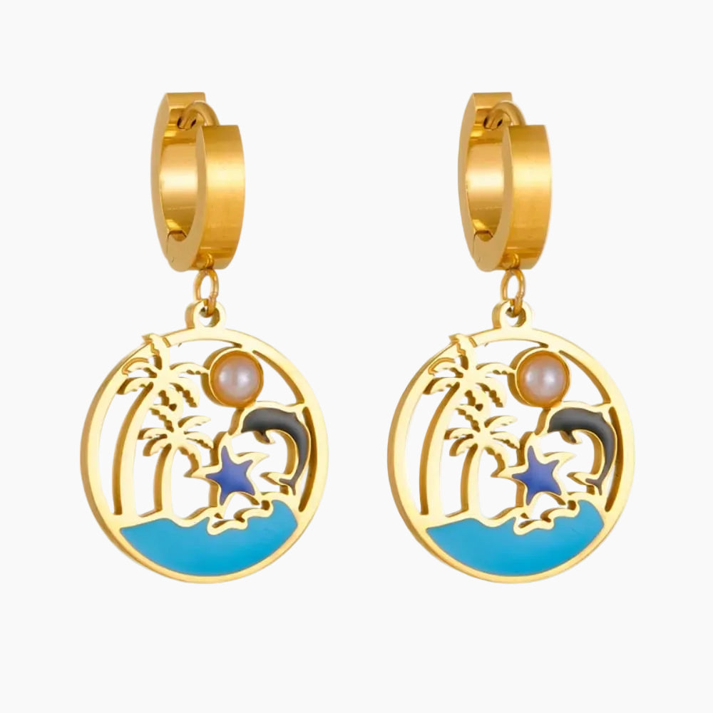 Coastal Magic Turquoise Earrings
