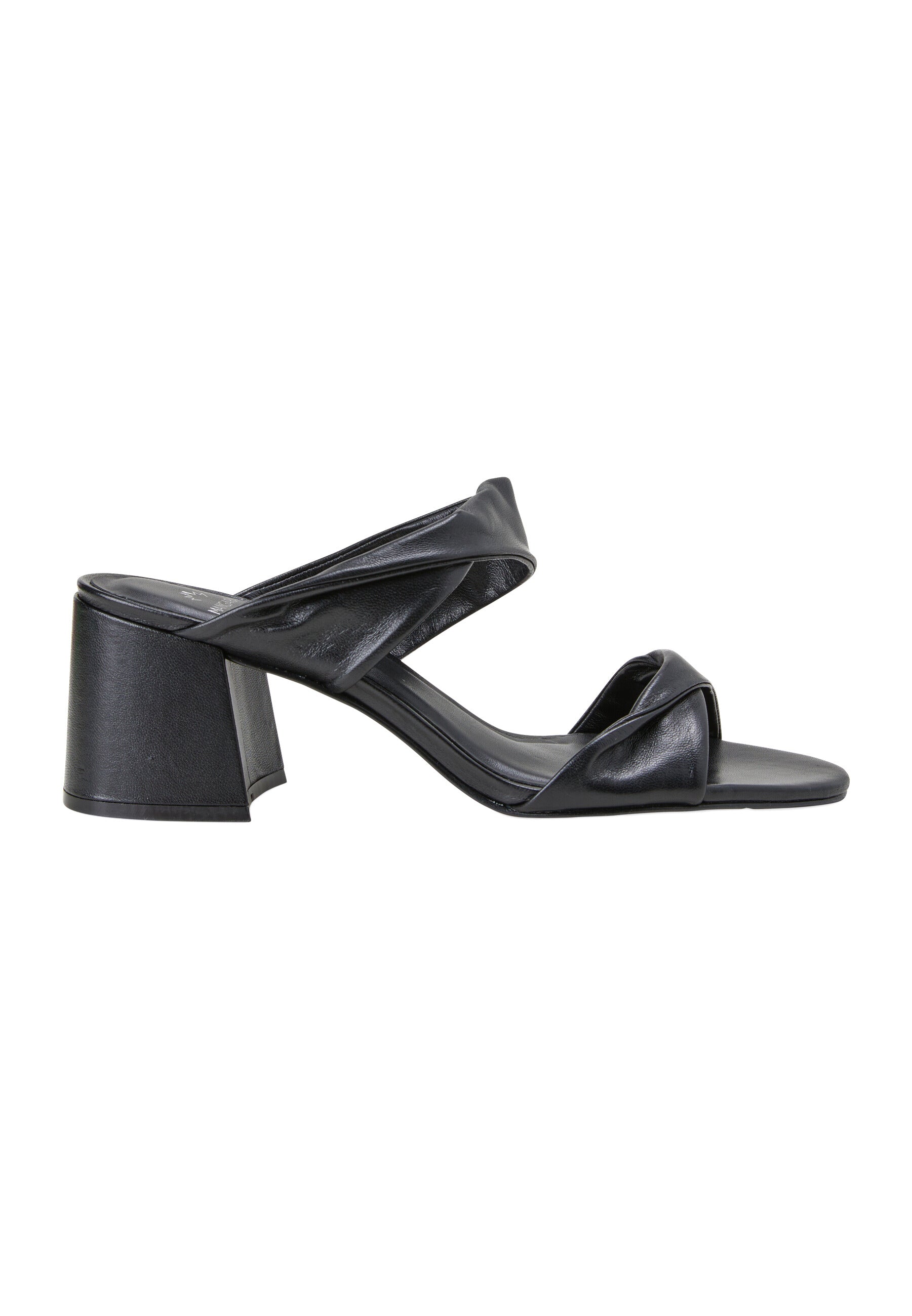 Mangará Goat Leather Mules Xaxim | 6.5 cm Block Heel Sandals