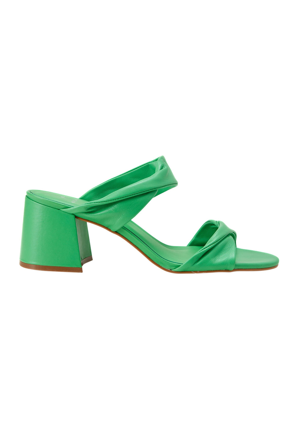 Mangará Goat Leather Mules Xaxim | 6.5 cm Block Heel Sandals