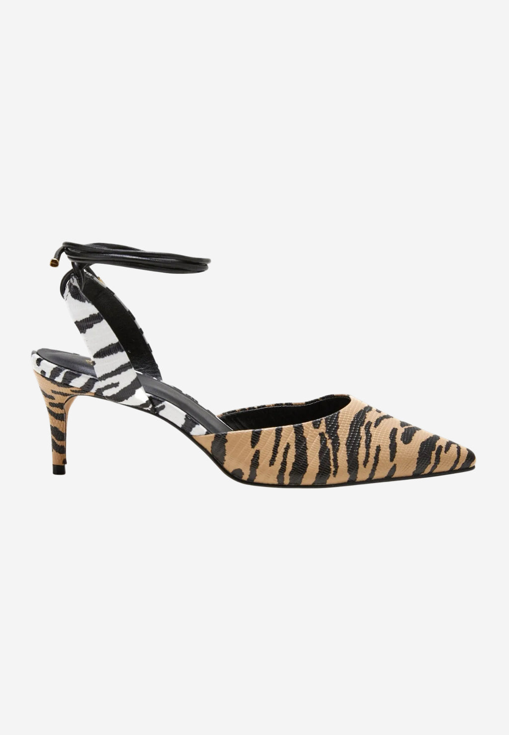 Animal Print Calf Leather Pumps Jaborandi