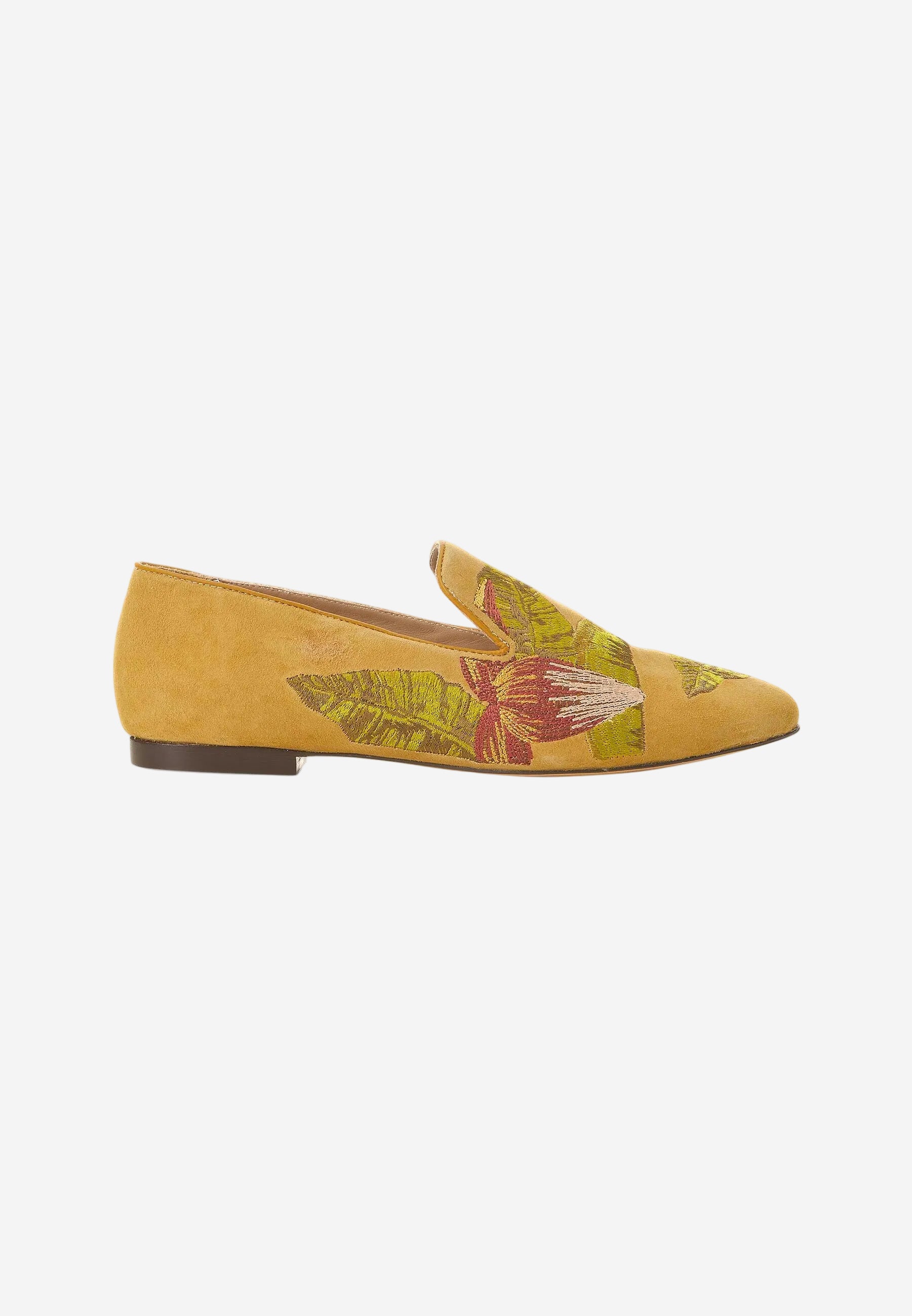 Mangará Suede Embroidered Loafers